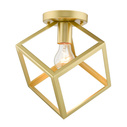 Golden Lighting Cassio 1-light Flush Mount in Olympic Gold (36|2086-FM OG)
