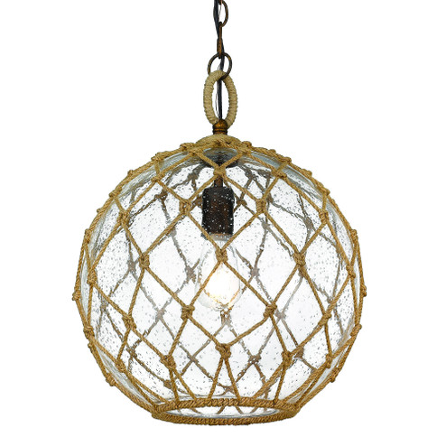 Wry Lighting Haddoc 1-light Pendant in Burnished Chestnut (36|1092-M BC-SD)