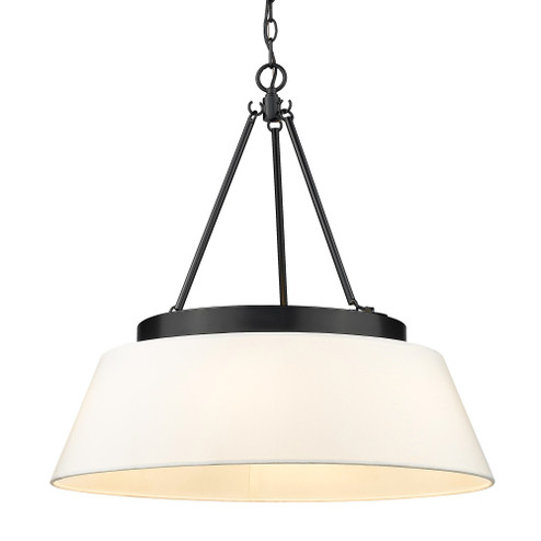 Golden Lighting Penn 6-light Chandelier in Matte Black (36|3189-6 BLK-MWS)