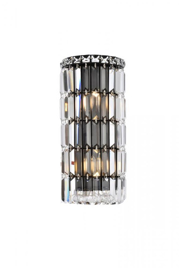 Maxime 8 inch black wall sconce (758|V2030W8BK/RC)