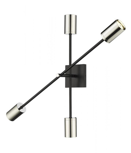 4 Light Wall Sconce (276|814-4S-MB-PN)