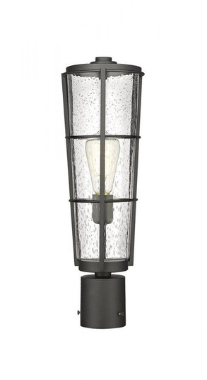 1 Light Outdoor Post Mount Fixture (276|591PHB-BK)