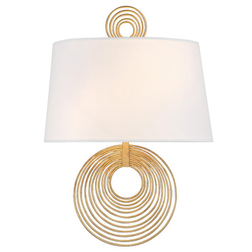 Doral 2 Light Renaissance Gold Sconce (205|DOR-B7702-RG)