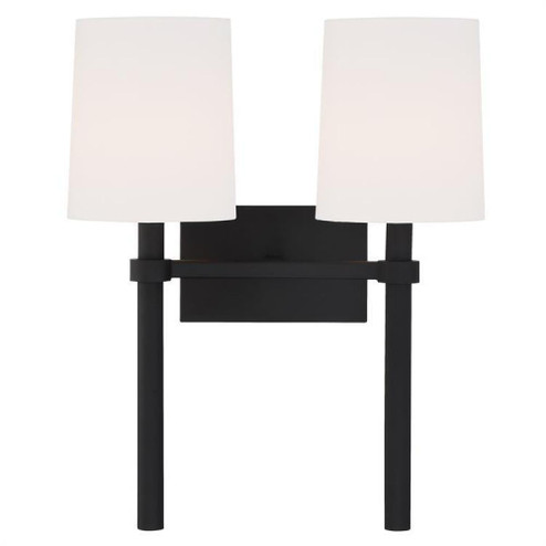 Bromley 2 Light Black Forged Sconce (205|BRO-452-BF)