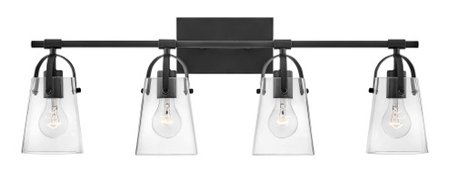 Large Four Light Vanity (87|5134BK)