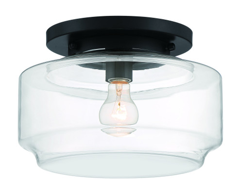 Peri 1 Light 12'' Flushmount in Flat Black (20|X3112-FB)