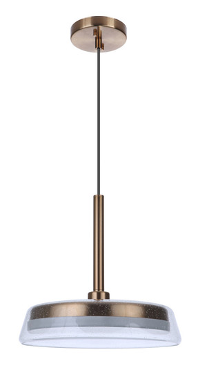 Centric 14'' LED Pendant in Satin Brass (20|55192-SB-LED)