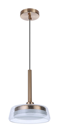 Centric 10'' LED Pendant in Satin Brass (20|55191-SB-LED)