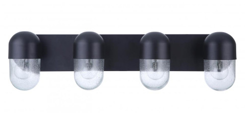 Pill 4 Light Vanity in Flat Black (20|55004-FB)