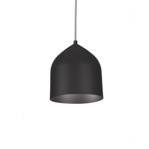 Helena 8-in Black/Black LED Pendant (461|PD9108-BK/BK)