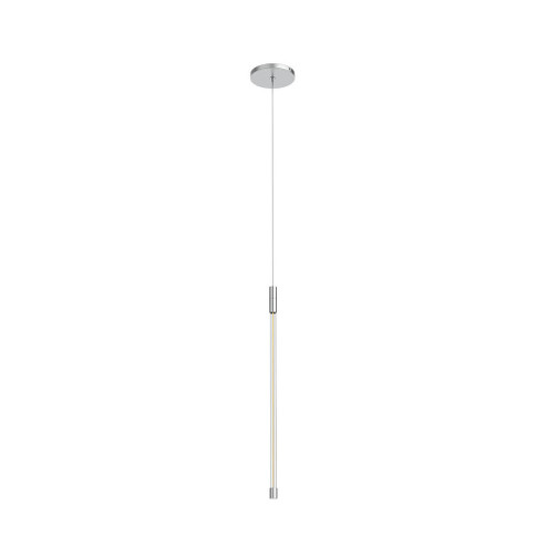 Motif 21-in Chrome Dimmable LED Pendant (461|PD75021-CH)
