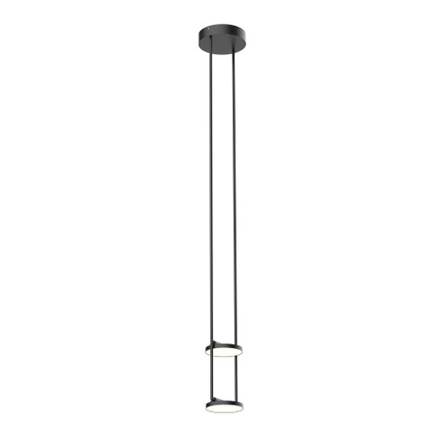 Novel 8-in Black LED Pendant (461|PD72208-BK)