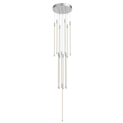 Motif 27-in Chrome 13 Light Dimmable LED Multi Pendant (461|MP75127-CH)