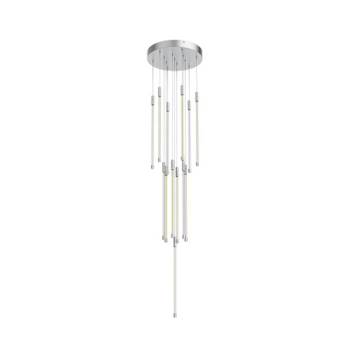 Motif 21-in Chrome 13 Light Dimmable LED Multi Pendant (461|MP75121-CH)