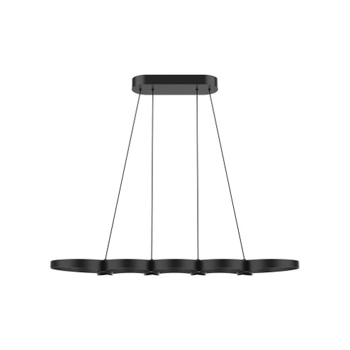 Maestro 38-in Black LED Linear Pendant (461|LP90838-BK)