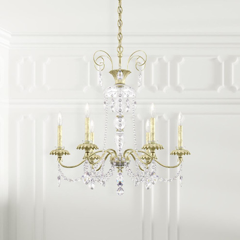 Helenia 6 Light 120V Chandelier in Antique Silver with Heritage Handcut Crystal (168|AT1006N-48H)