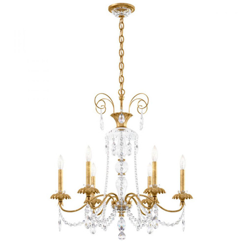 Helenia 6 Light 120V Chandelier in Heirloom Gold with Clear Heritage Handcut Crystal (168|AT1006N-22H)