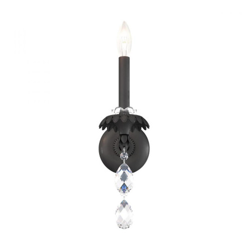 Helenia 1 Light 120V Wall Sconce in Black with Clear Heritage Handcut Crystal (168|AT1001N-51H)
