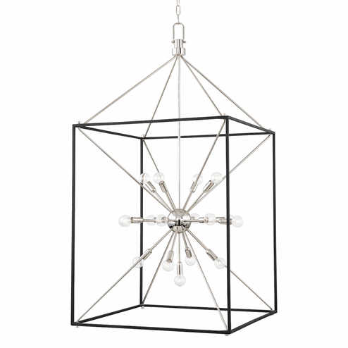 Glendale Lantern (57|8927-PN/BK)