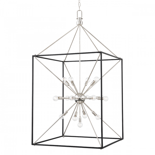 Glendale Lantern (57|8927-PN/BK)