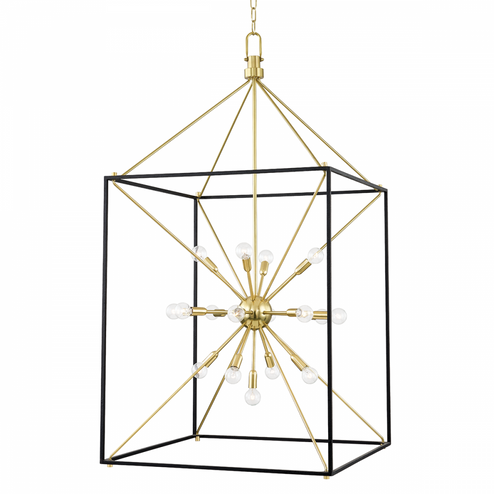 Glendale Lantern (57|8927-AGB/BK)