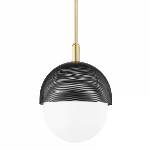 1 LIGHT MEDIUM PENDANT (57|6114-AGB/BK)