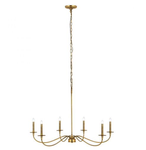 6 Light Chandelier (276|2301-42RB)