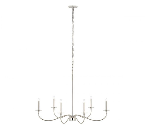 6 Light Chandelier (276|2301-42PN)