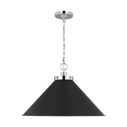 Wellfleet Wide Cone Pendant (7725|CP1311MBKPN)