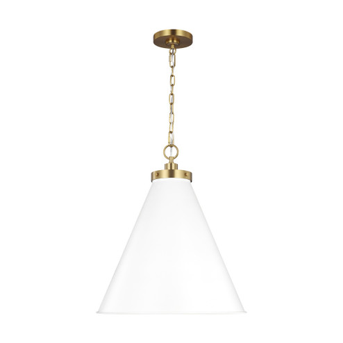 Wellfleet Large Cone Pendant (7725|CP1281MWTBBS)