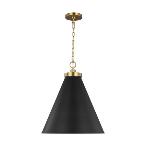 Wellfleet Large Cone Pendant (7725|CP1281MBKBBS)