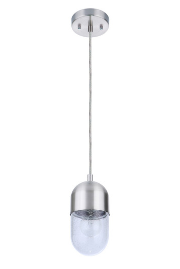 Pill 1 Light Mini Pendant in Brushed Polished Nickel (20|55091-BNK)