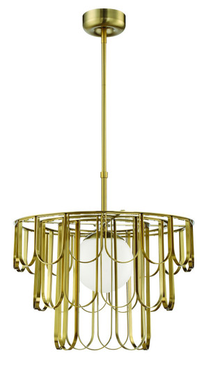 Melody 1 Light Pendant in Satin Brass (20|54992-SB)