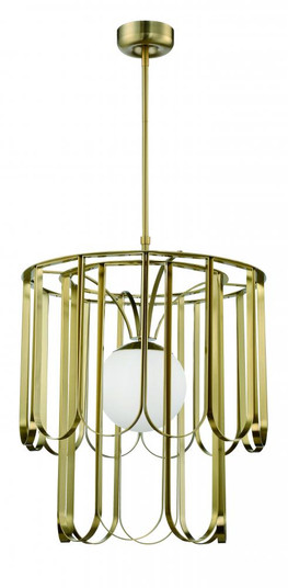 Melody 1 Light Pendant in Satin Brass (20|54991-SB)