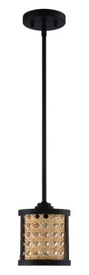 Malaya 1 Light Mini Pendant in Aged Bronze Brushed (20|54591-ABZ)