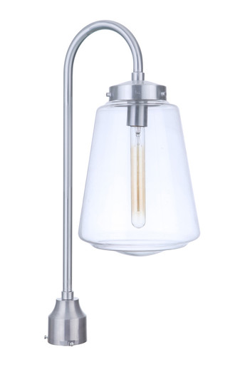 Laclede 1 Light Large Outdoor Post Mount in Satin Aluminum (20|ZA3825-SA)