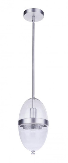 Sivo 1 Light Outdoor Pendant in Satin Aluminum (20|ZA3511-SA)