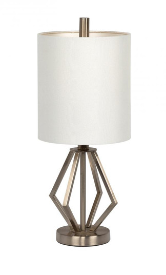 1 Light Metal Base Table Lamp in Brushed Polished Nickel (20|86233)