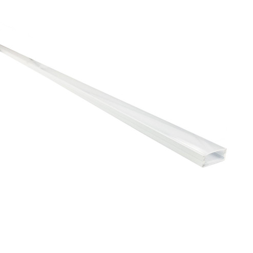 4-ft Shallow Channel, White (Plastic Diffuser and End Caps Included) (104|NATL-C24W)