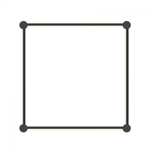 24''/24'' Square LED Wall Bar (107|23QSKSR22R120PHA)