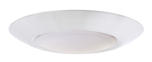 Slim Line 1 Light 6'' LED Flushmount in White (7'' Overall Diameter) (20|X9007-W-LED)