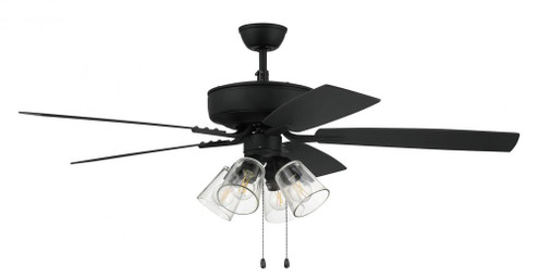 Pro Plus 104 52'' 5-Blade Ceiling Fan in Espresso w/ Espresso/Walnut Blades; Integrated Light Kit (20|P104ESP5-52ESPWLN)