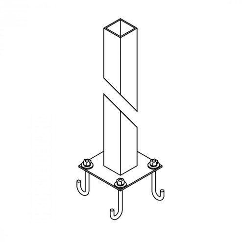 Square Outdoor Post (65|390171-20)