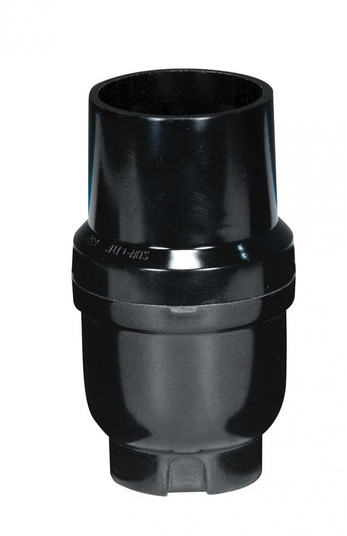 Full Size Keyless 1/8 IP Cap With Metal Bushing; Phenolic; Smooth; Less Set Screw; 2-3/4'' (27|80/2279)