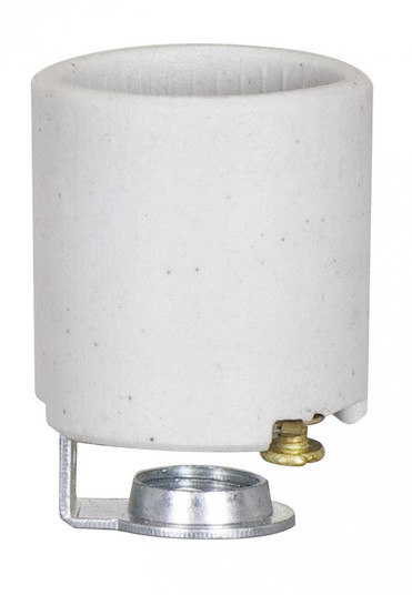 Porcelain Socket With 1/4 IPS Hickey; Aluminum Screw Shell; Unglazed; 660W; 250V (27|80/2089)