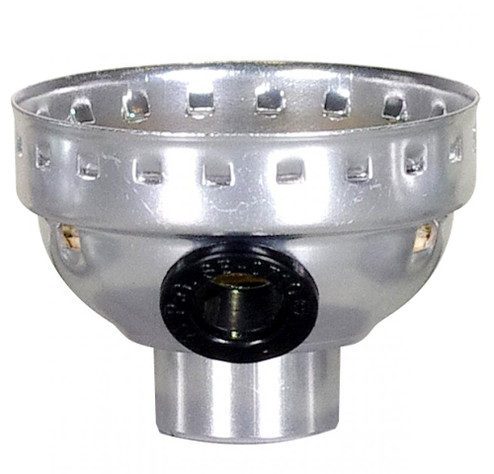 Aluminum Cap With Paper Liner; 1/8 IPS Sideout Hole; Less Set Screw; Nickel Finish (27|80/1435)