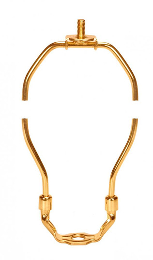 Heavy Duty Harp; Polished Brass Finish; 9-1/2'' Height; 1/8 IP Saddle; 1/4-27 Thread; 125 Carton (27|90/554)