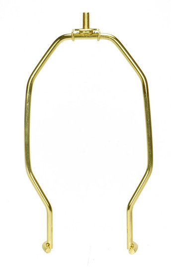 Heavy Duty Harp; Polished Brass Finish; 6'' Height; 1/4-27 Thread (27|90/2246)