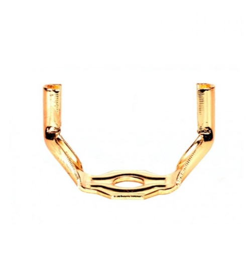 Heavy Duty Saddle; Brass Plated Finish; 1/4 IP (27|90/2031)