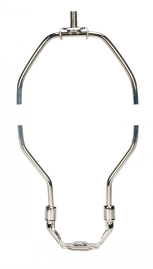 Heavy Duty Harp; Polished Nickel Finish; 9-1/2'' Height; 1/8 IP Saddle; 1/4-27 Thread; 125 Carton (27|90/2009)